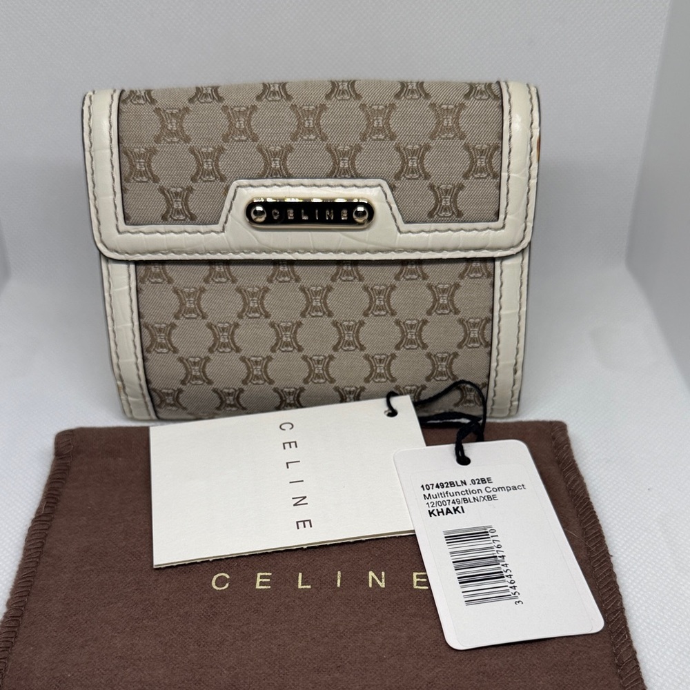 CELINE Monogram Multifunction Compact  Wallet
